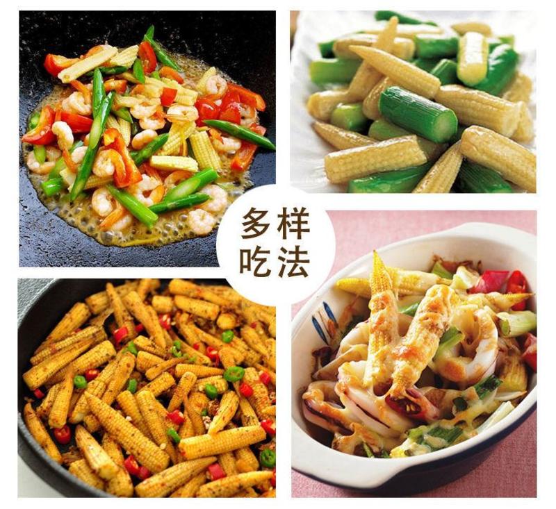 广东新鲜水果玉米小竹笋甜玉米笋新鲜沙拉食材包邮。