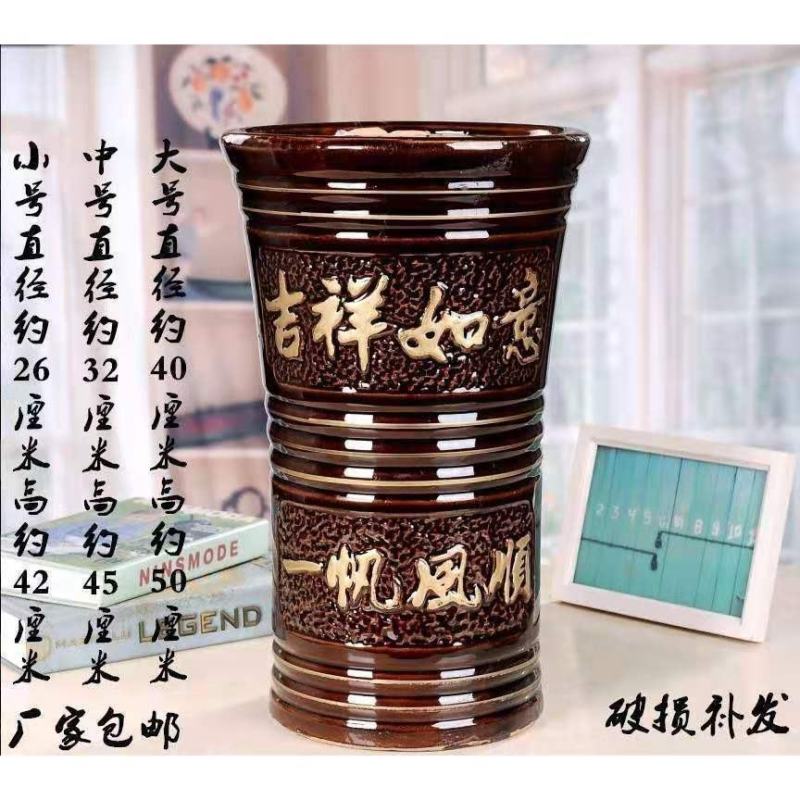 高筒陶瓷花盆特大号鸭脚木发财树金钱树室内客厅落地花盆特价