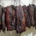 正宗湖南特色农家慢火米糠慢火熏制黑红腿肉。。