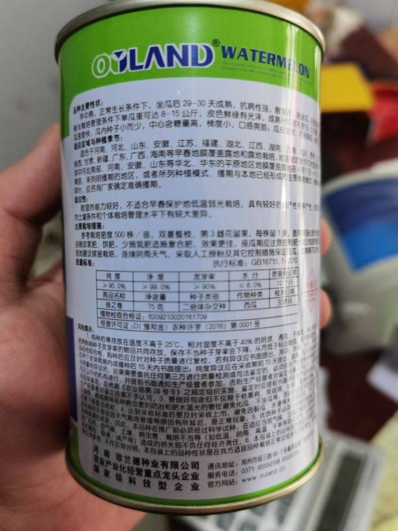 【纯绿皮】绿之尊西瓜种子耐重茬沙瓤大红瓤酥甜高糖