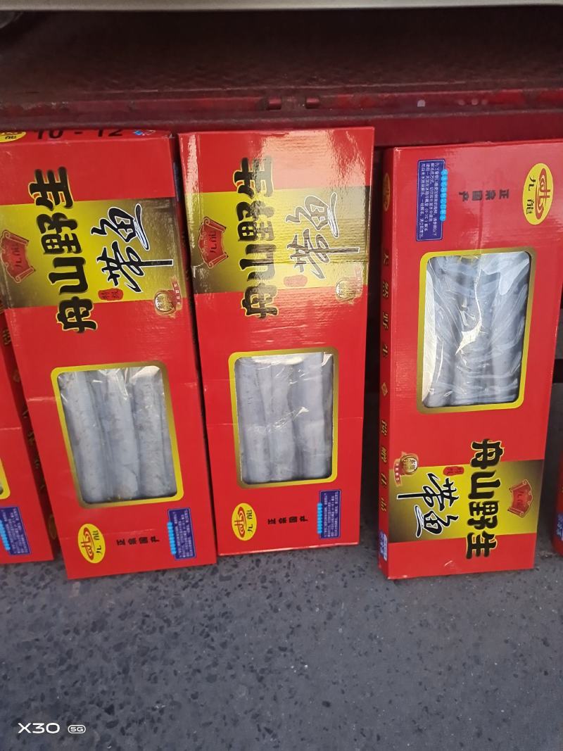 天窗礼盒带鱼！规格齐全船冻及时新货厂家直发量大从优