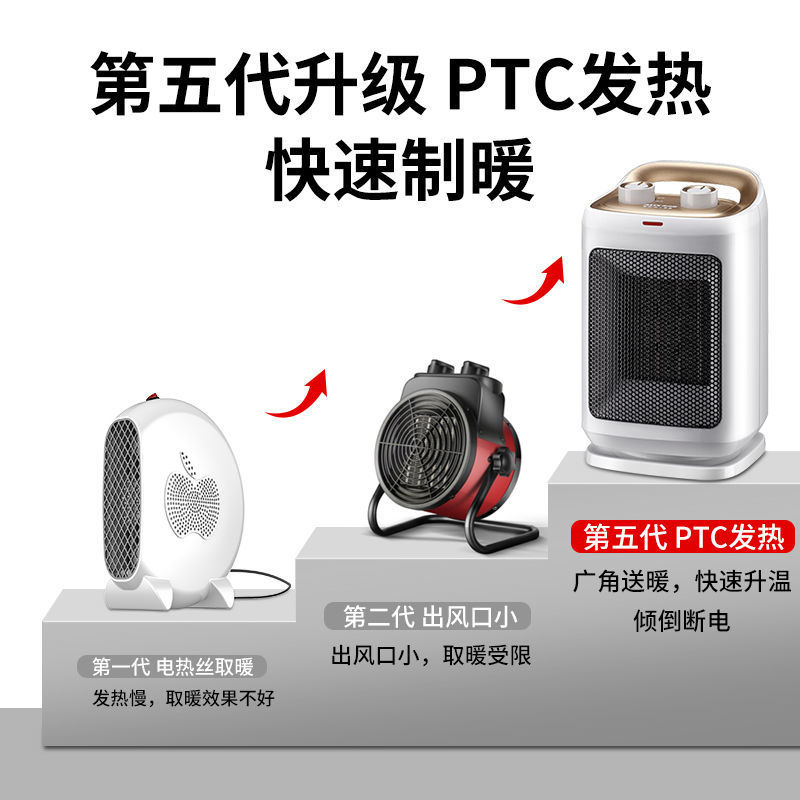 取暖器家用暖风机小型大面积省电节能冷暖两用电风扇小太阳