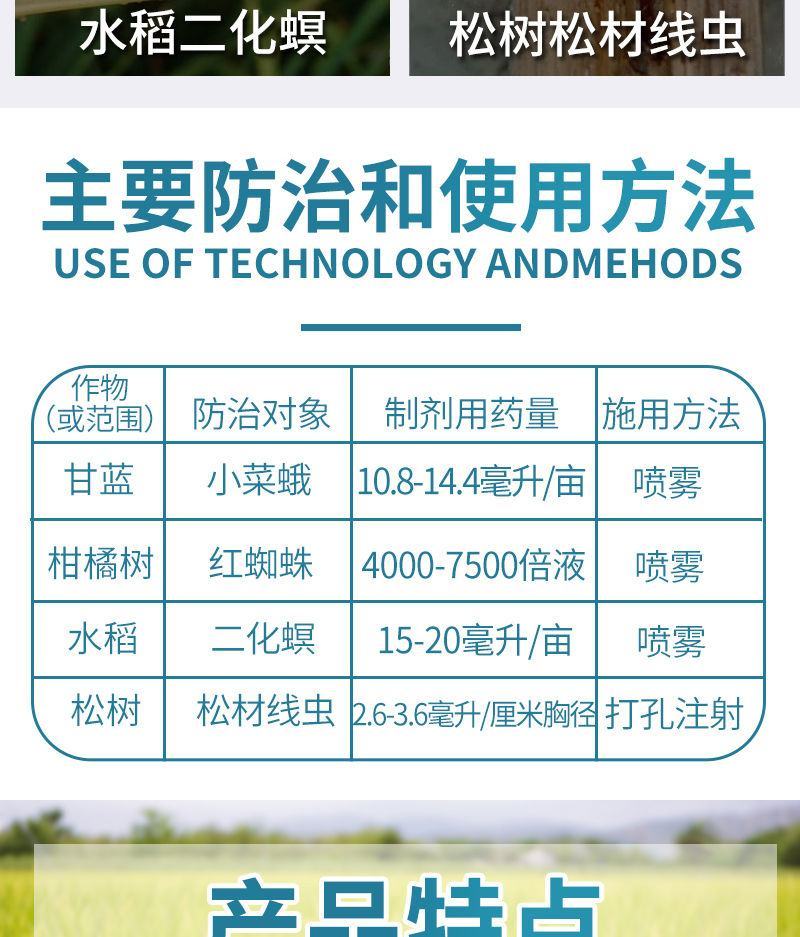中科透皮阿维菌素5%铝瓶斑潜蝇小菜蛾红蜘蛛二化螟杀