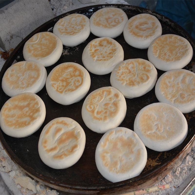【厂家】【现做现发】白吉馍饼肉夹馍专用饼整箱批发包邮