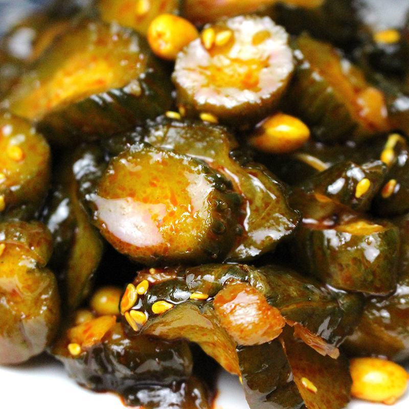油泼酱黄瓜9斤腌黄瓜酱菜自制农家下饭菜开胃即食小菜包邮