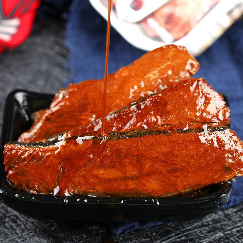 蒲烧秋刀鱼即食罐装日式寿司便当烤鱼罐头腌制特产海鲜小吃