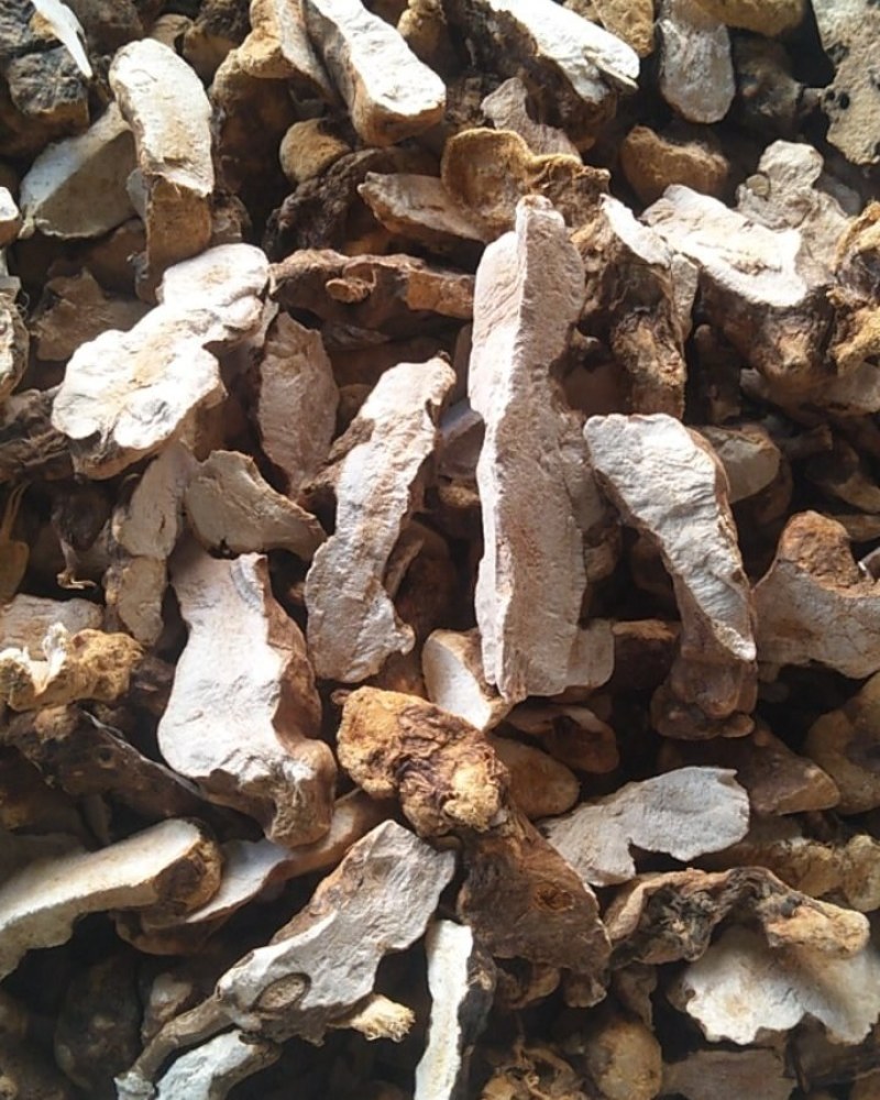 粤北野生土茯苓厚干片，手工斩件，保证无硫，可视频看货。