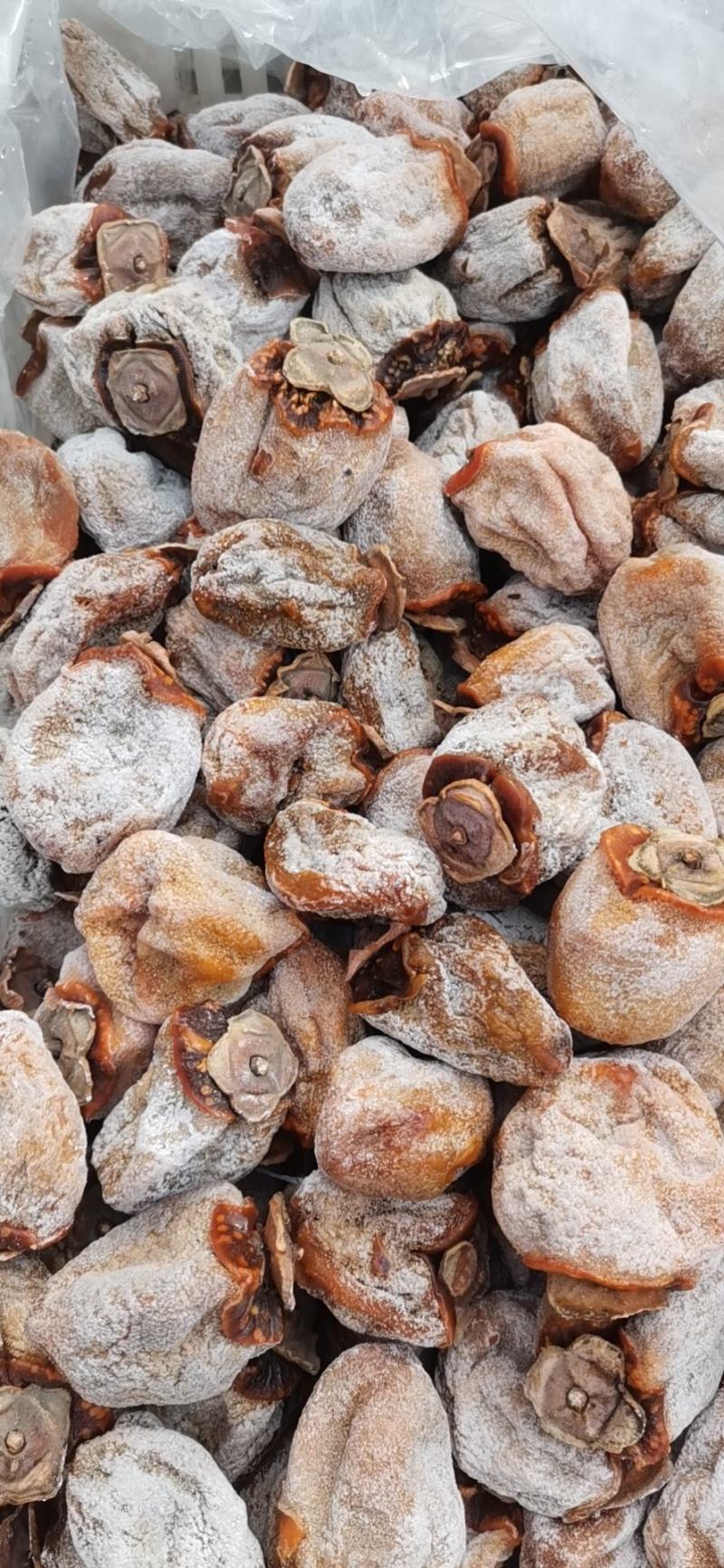 青州市红饼，白霜柿饼，个头在16个左右一斤