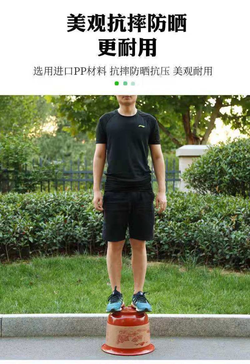 特大号塑料花盆包邮批发带托盘仿瓷绿萝果树盆栽多肉君子