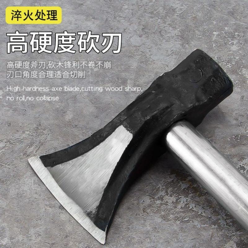 大斧头特大号防身武器釜头劈柴木工家用军工消防斧专用斧子