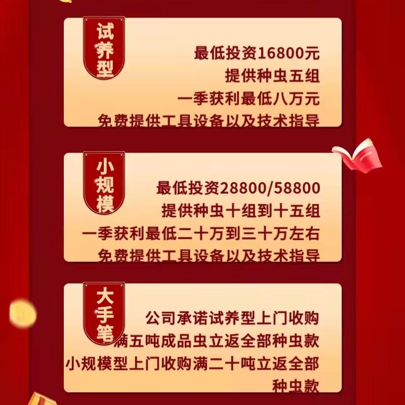 【蛋白虫】产地直销包技术包回收包售后可视频看货