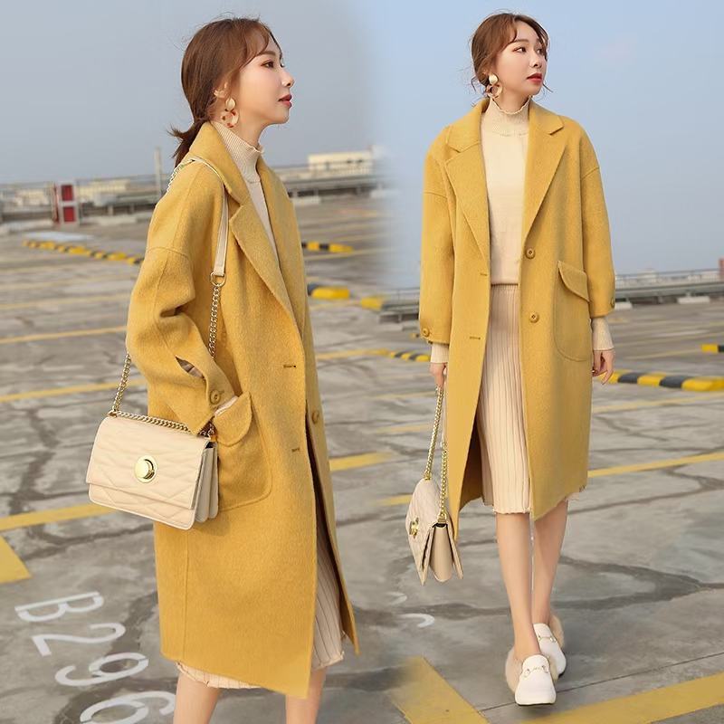 ZJ1.39.5双面羊绒加厚大衣女中长款秋冬2021年新