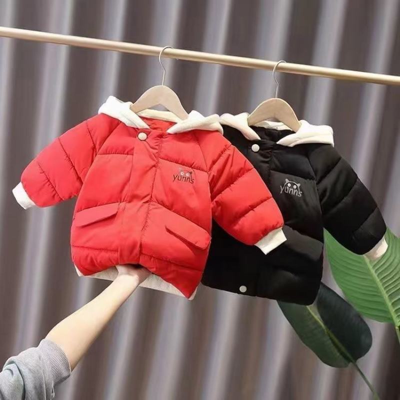 批发童儿羽绒服加厚保暖多层锁不绒跑绒
