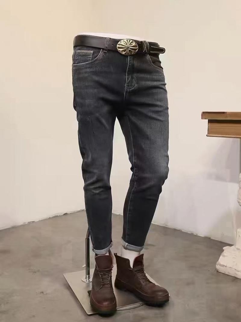 韩版男靓装仔款仔牛长裤，批发16.8元，可做