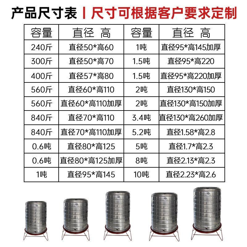 包邮304不锈钢水箱加厚凉水桶家用太阳能水塔楼顶蓄水桶