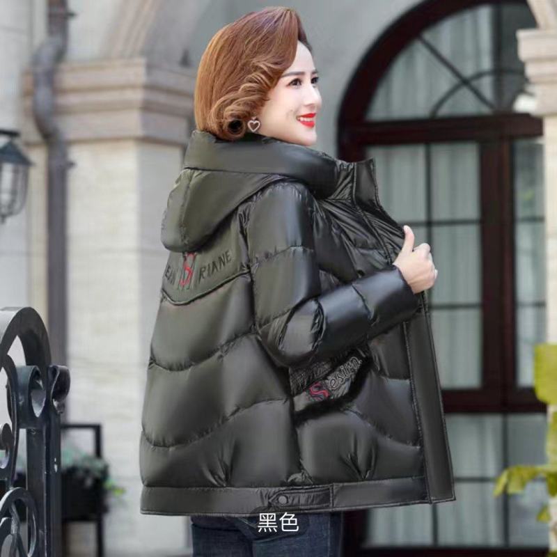 (包邮)2022新款冬季大码妈妈加厚棉衣中老年女冬装洋气