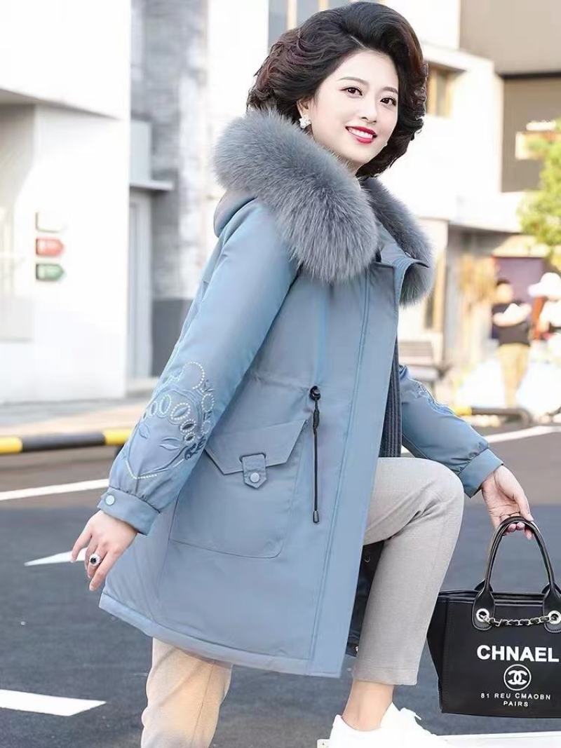 中老年妈装妈棉衣外套