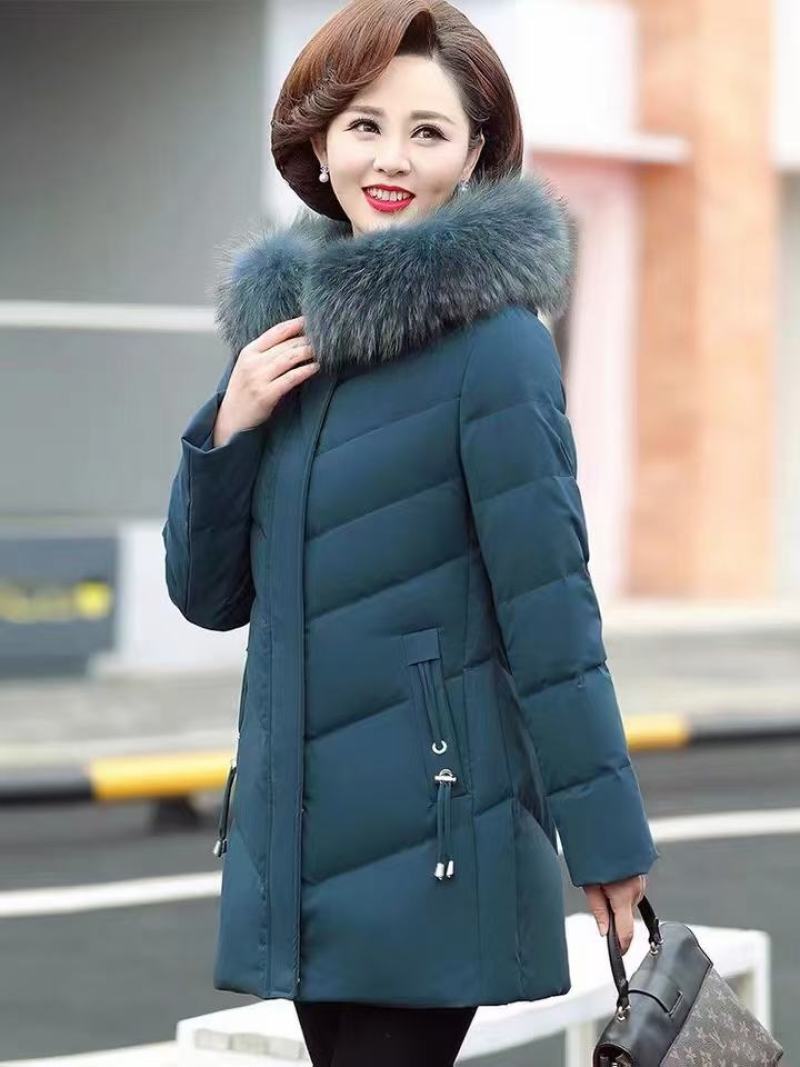 中老年妈装妈棉衣外套
