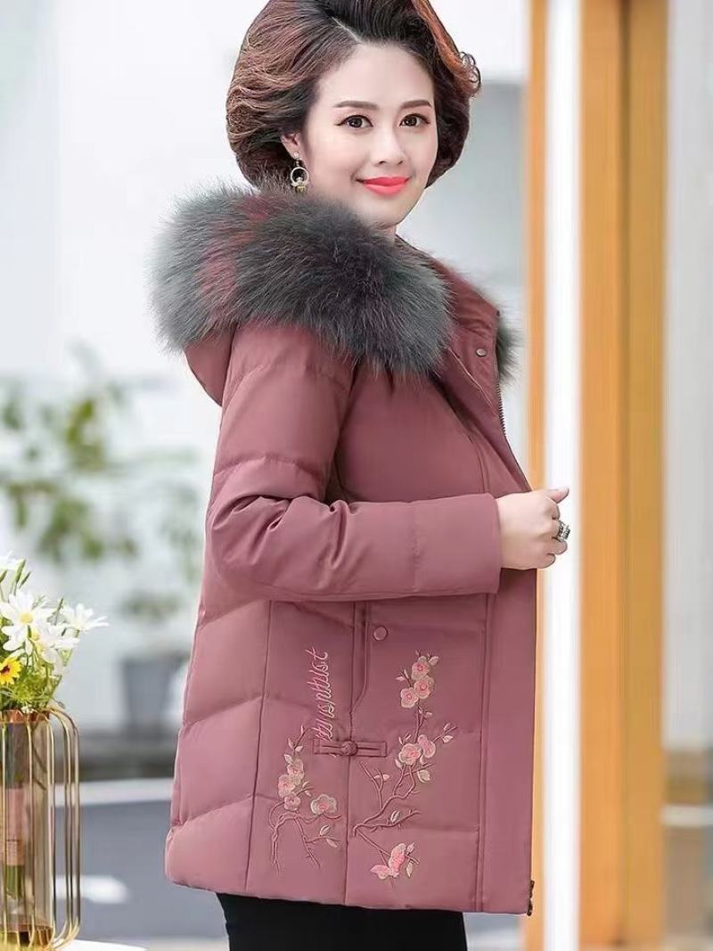 中老年妈装妈棉衣外套