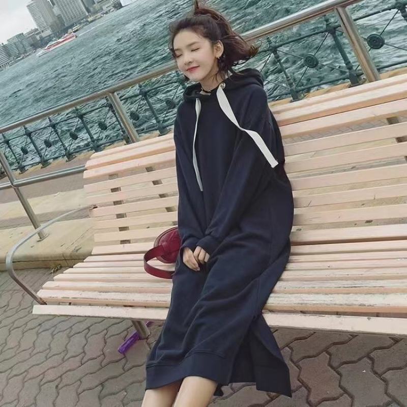 女装连帽卫衣裙️超靓卫衣棉手感舒适图案