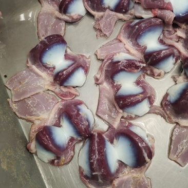 鲜品鸭胗冰鲜发货