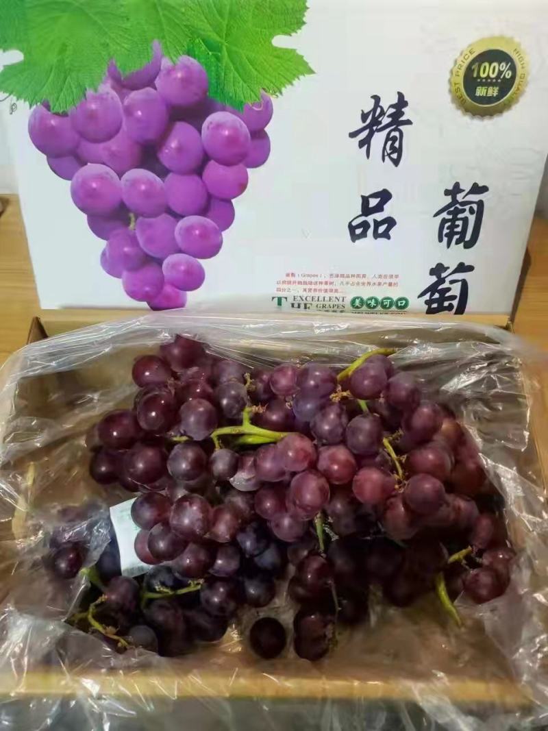 巨峰葡萄电商社区代发品质保证五斤礼盒装欢迎来电