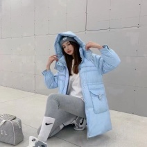 ins新款羽绒服中长款棉袄加厚过膝外套，加厚