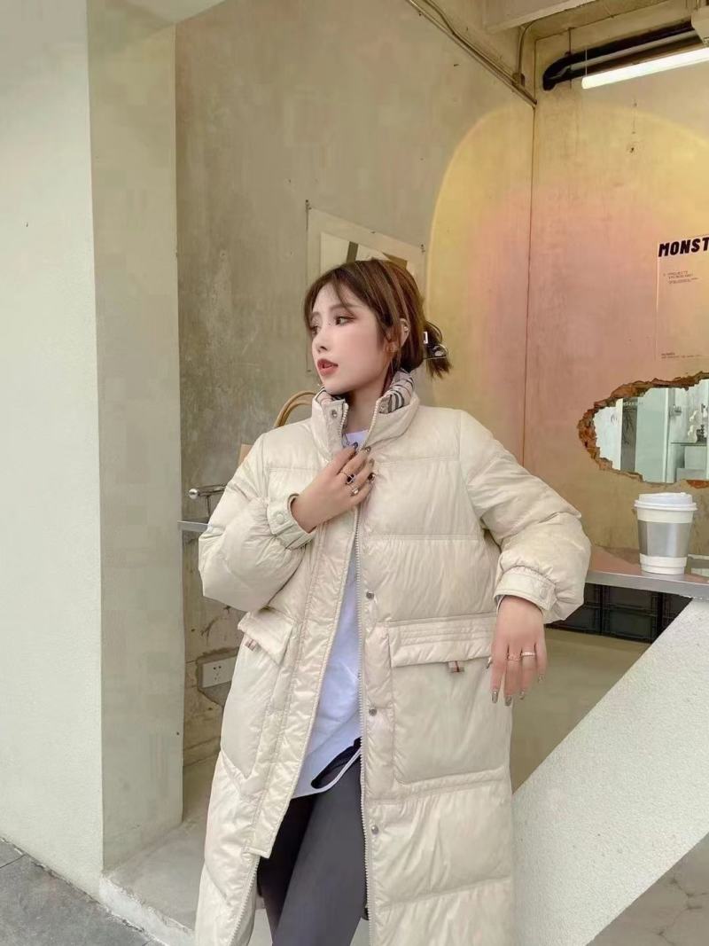 ins新款羽绒服中长款棉袄加厚过膝外套，加厚
