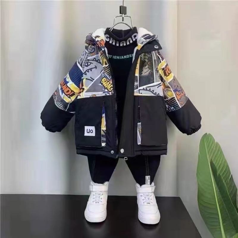 儿童时髦羽绒服外套厂价特批48.8元一件️