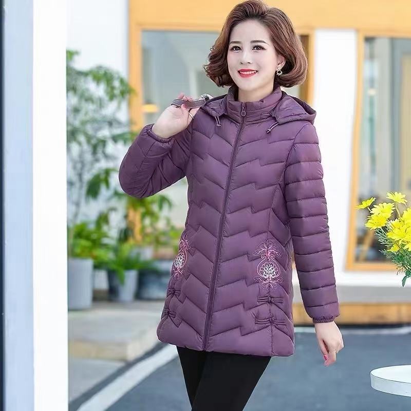 中老年妈妈羽绒外套批发28元一件