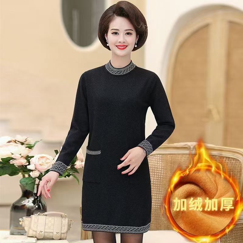 爆款妈妈装毛衣全身厚加保暖不身挑材