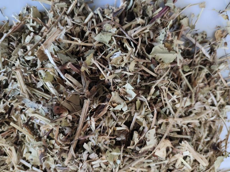 花生秧牛羊草无土无膜无霉变优质草料过筛除尘袋装压块