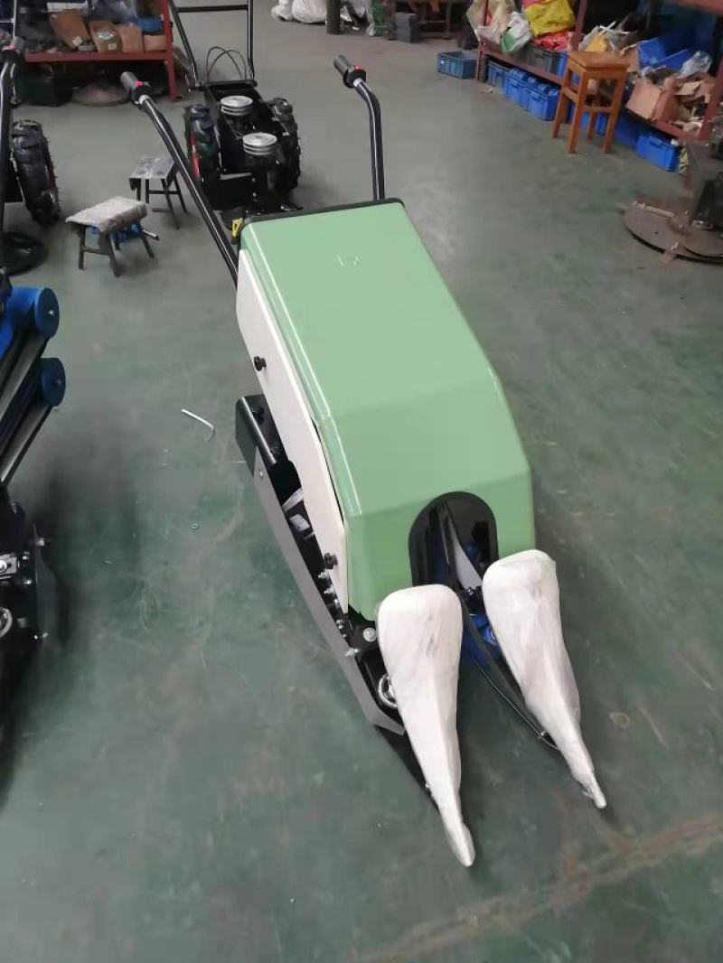 全自动韭菜收割机油菜韭菜留岔高低可调自走式收获