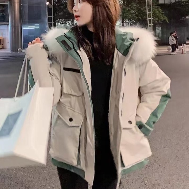 韩版东大门装女羽绒服白鸭绒填充特价批发