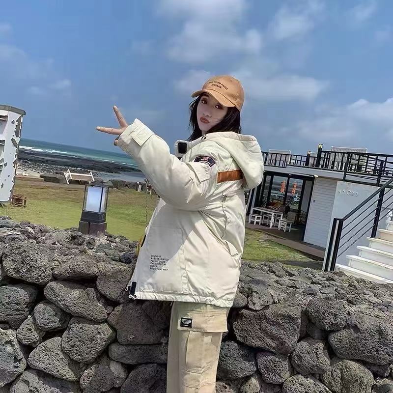 韩版东大门装女羽绒服白鸭绒填充特价批发
