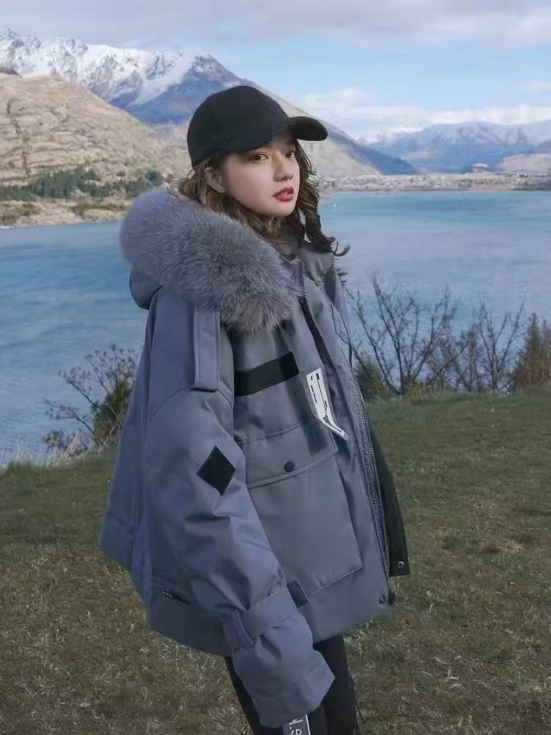 韩版东大门装女羽绒服白鸭绒填充特价批发