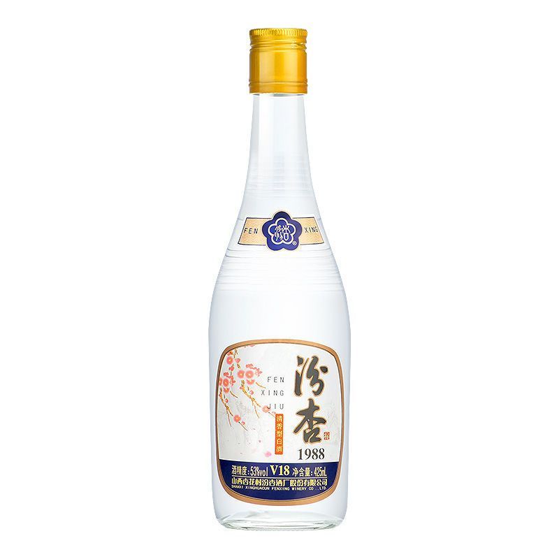 汾杏1988山西杏花村汾酒一箱6瓶