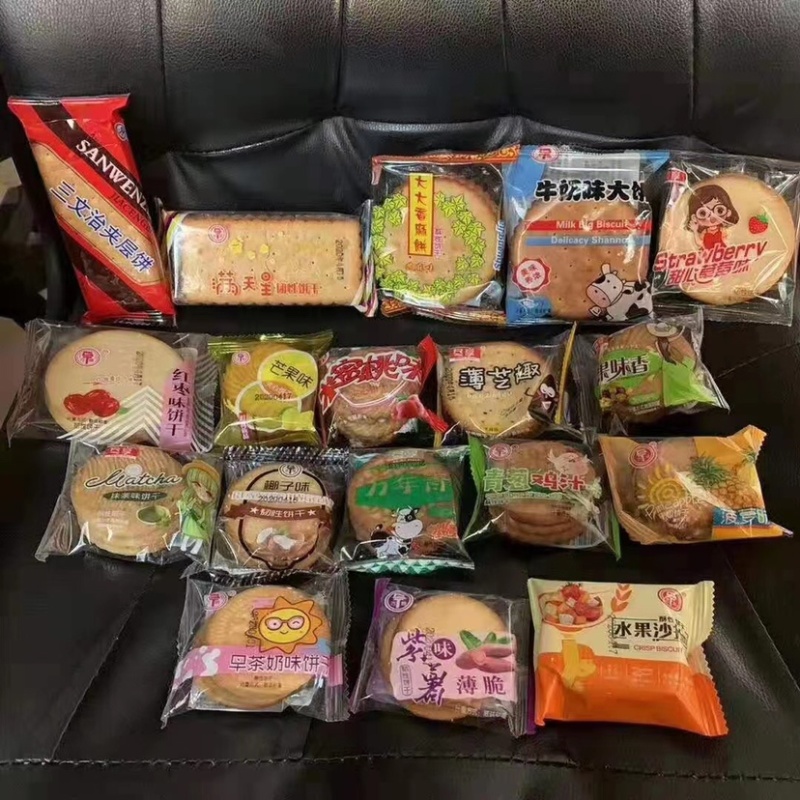 地摊跑量秤斤饼干年货散装粗粮饼干展会热卖厂家批发