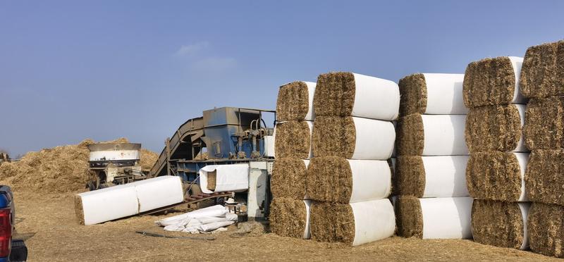 优质小麦秸秆二次加压除尘产地发货可视频看货欢迎来电