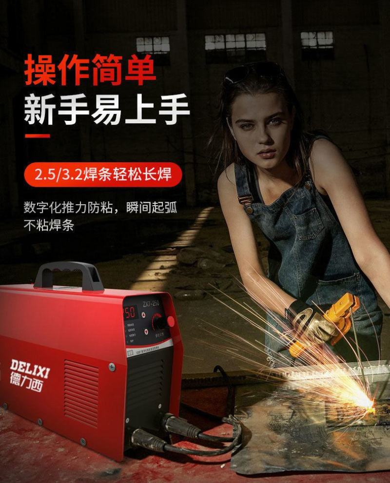 德力西电焊机220v250315家用小型两用380v便携
