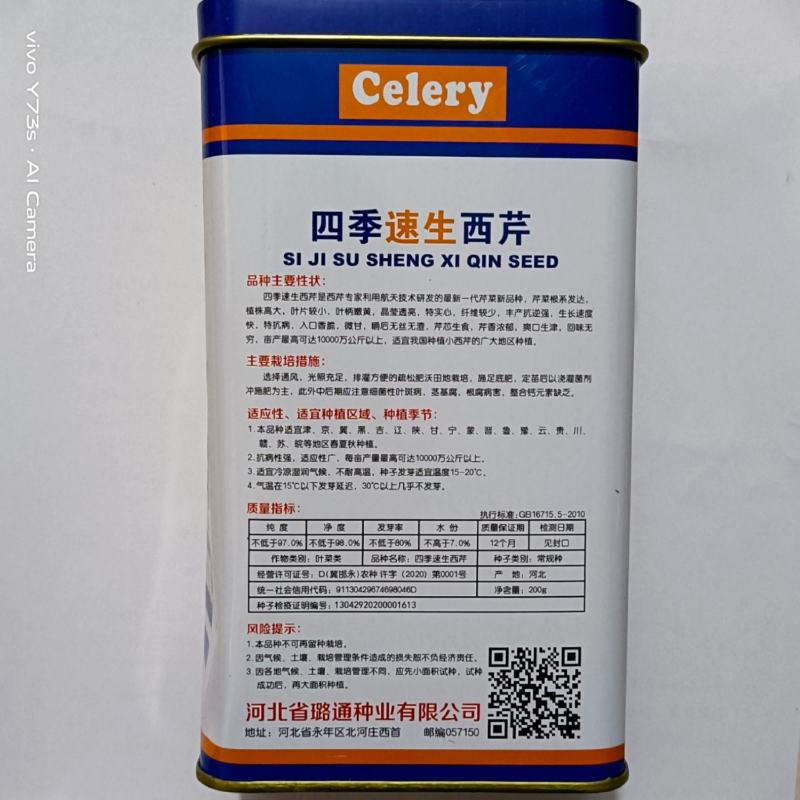 四季【速生西芹】菜种籽子芹菜种孑苗子蔬菜种籽高产抗病各地