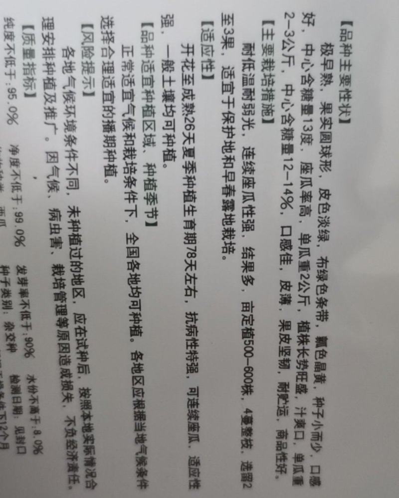 礼品小西瓜种子早熟黄肉皮薄甜度14座果率高基地品种