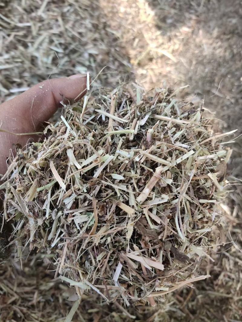 大量出售牛羊用袋装花生秧二次粉碎加工柔丝除尘