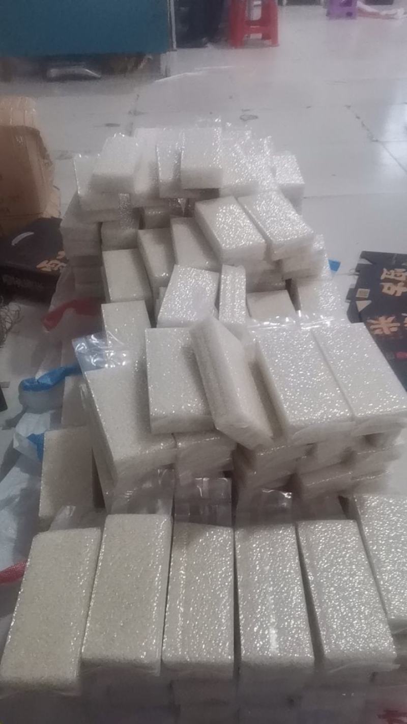 东北响水石板大米核心产区，镜泊湖水灌溉的石板田。