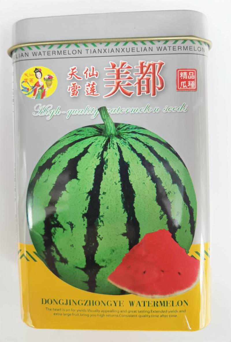 正宗美都西瓜种子红瓤耐裂超8424超甜露地大棚美都