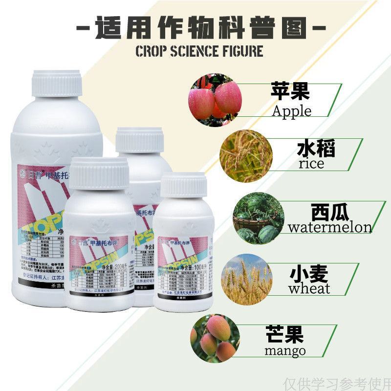 日曹甲基托布津轮纹赤霉纹枯盆景多肉炭疽病白粉病杀菌剂