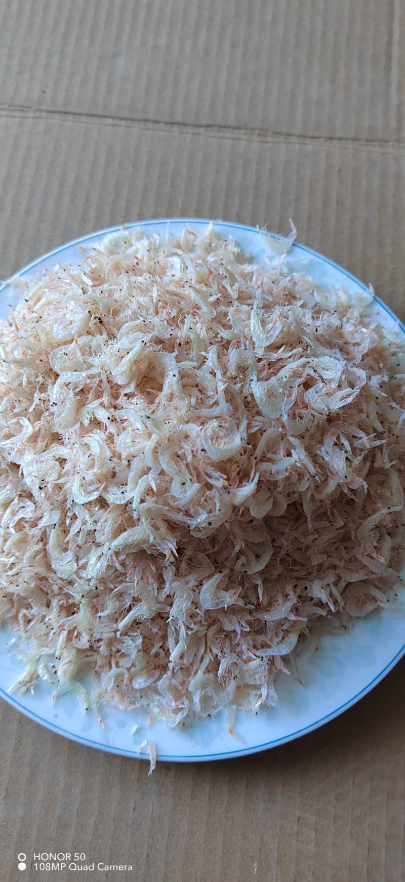无盐虾皮干度好即食老幼含钙汤料调味毛虾海产干货
