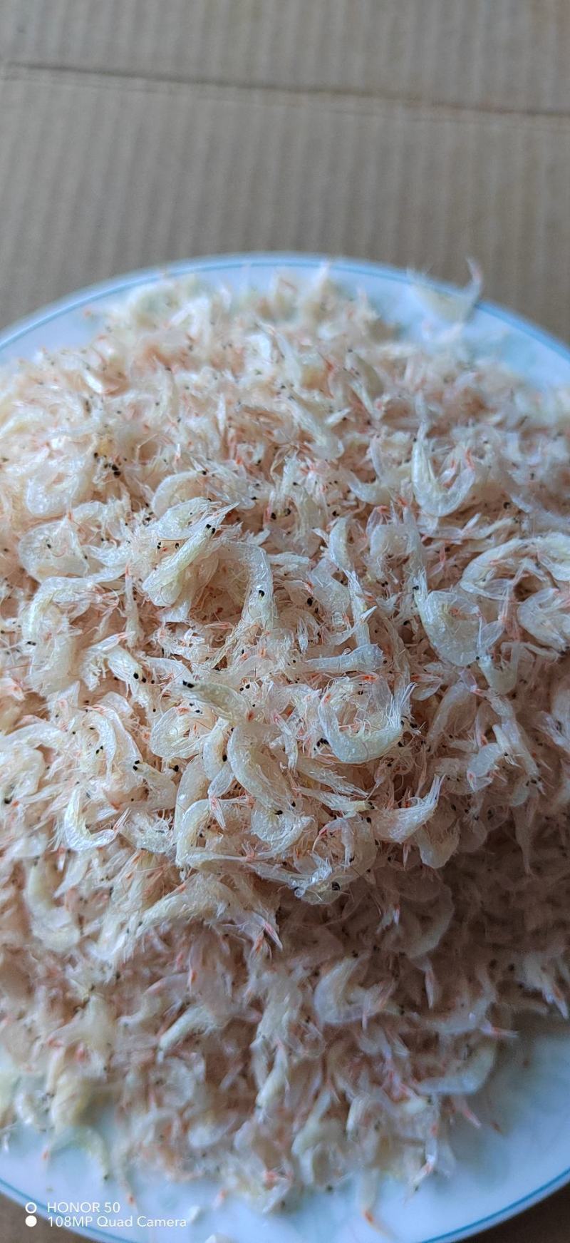 无盐虾皮干度好即食老幼含钙汤料调味毛虾海产干货