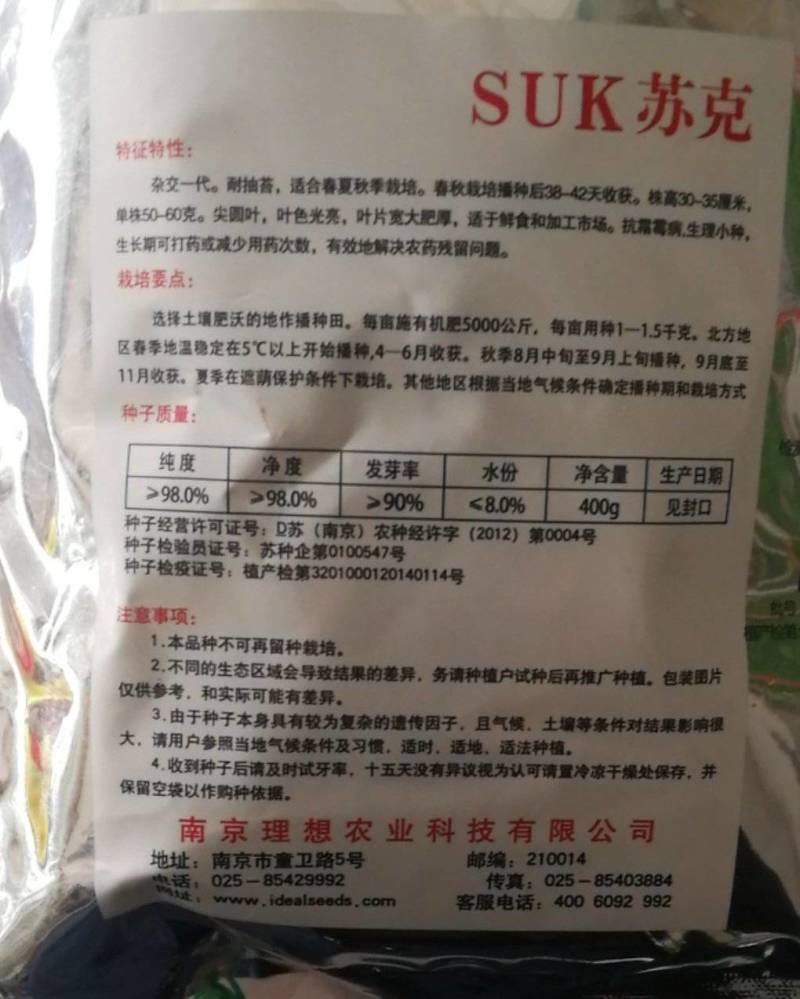 杂交一代菠菜籽适春夏秋栽培，尖圆叶，叶色光亮
