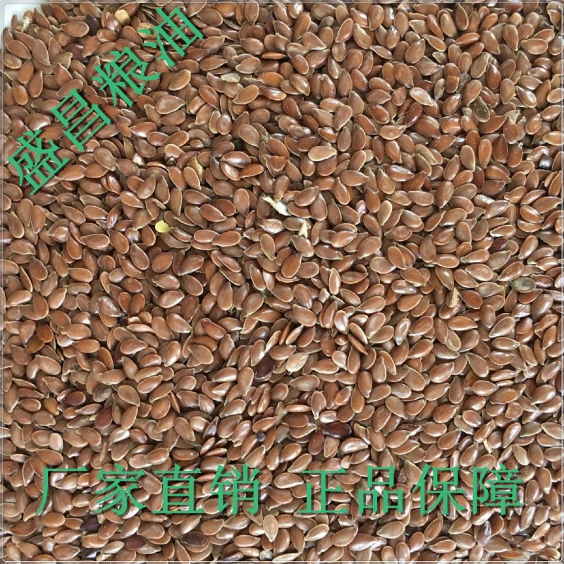 棕色亚麻籽大小均匀可榨油、精选无杂质大量现货批发。